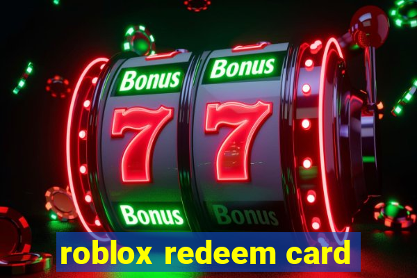 roblox redeem card